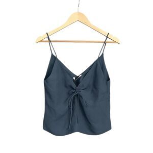 Suite Maria Filo Tank Top Blue Slate NWT